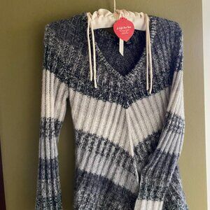 Grey & Black Pullover Sweater